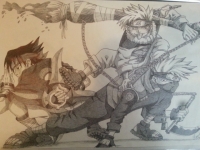 Kalashi Naruto e Sasuke